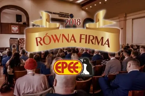 Epee Polska wyróżnione w plebiscycie Równa Firma 2018