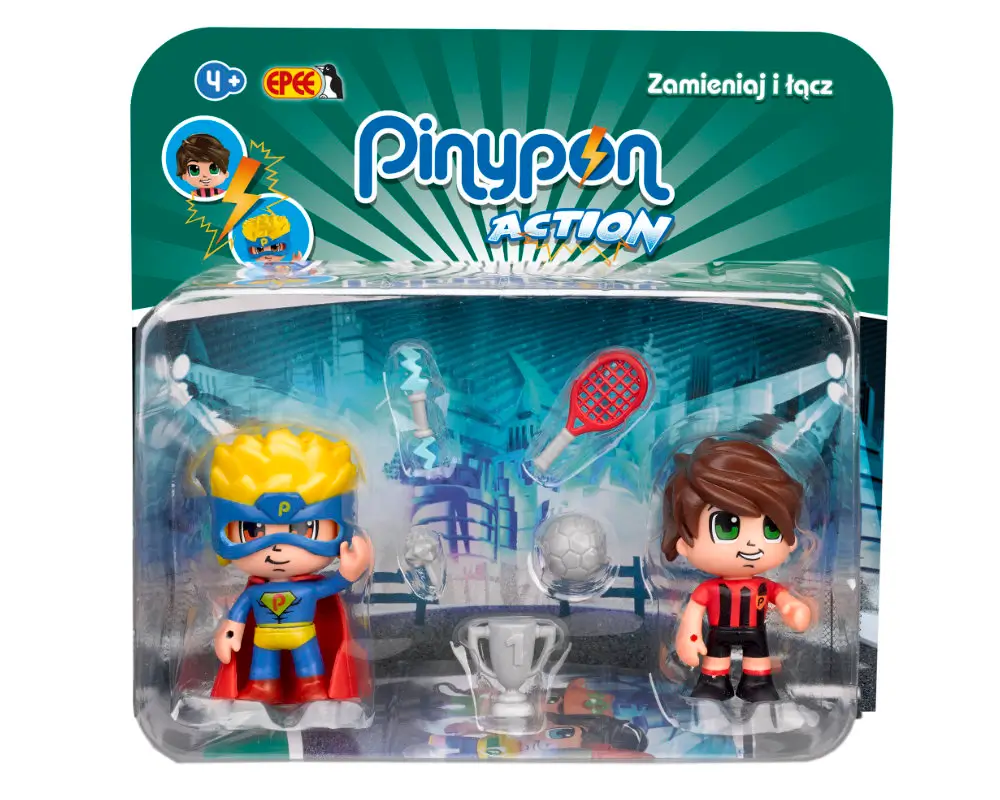 Pinypon Action – 2-pack figurek 7 cm, 2 ass.