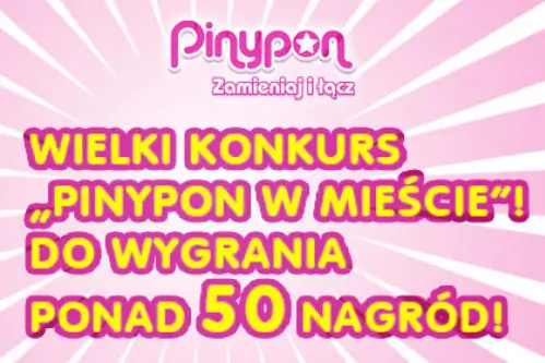 Ponad 50 nagród do wygrania w konkursie „Pinypon w mieście”!