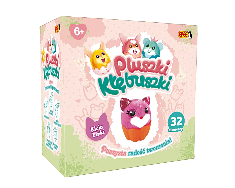 pluszki klebuszki 32 elementy kicia opak ep04337