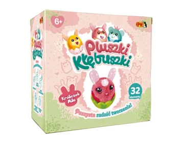 pluszki klebuszki 32 elementy kroliczek mila opak ep04337