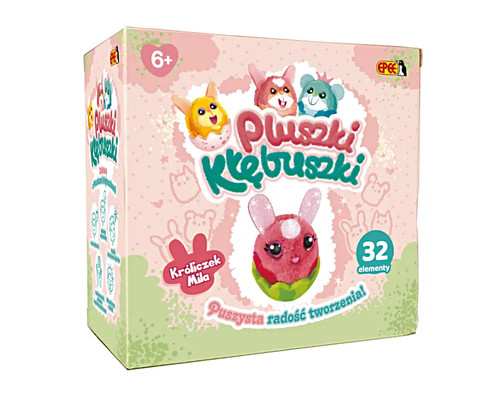 pluszki klebuszki 32 elementy kroliczek mila opak ep04337