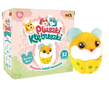pluszki klebuszki 32 elementy myszka ep04337