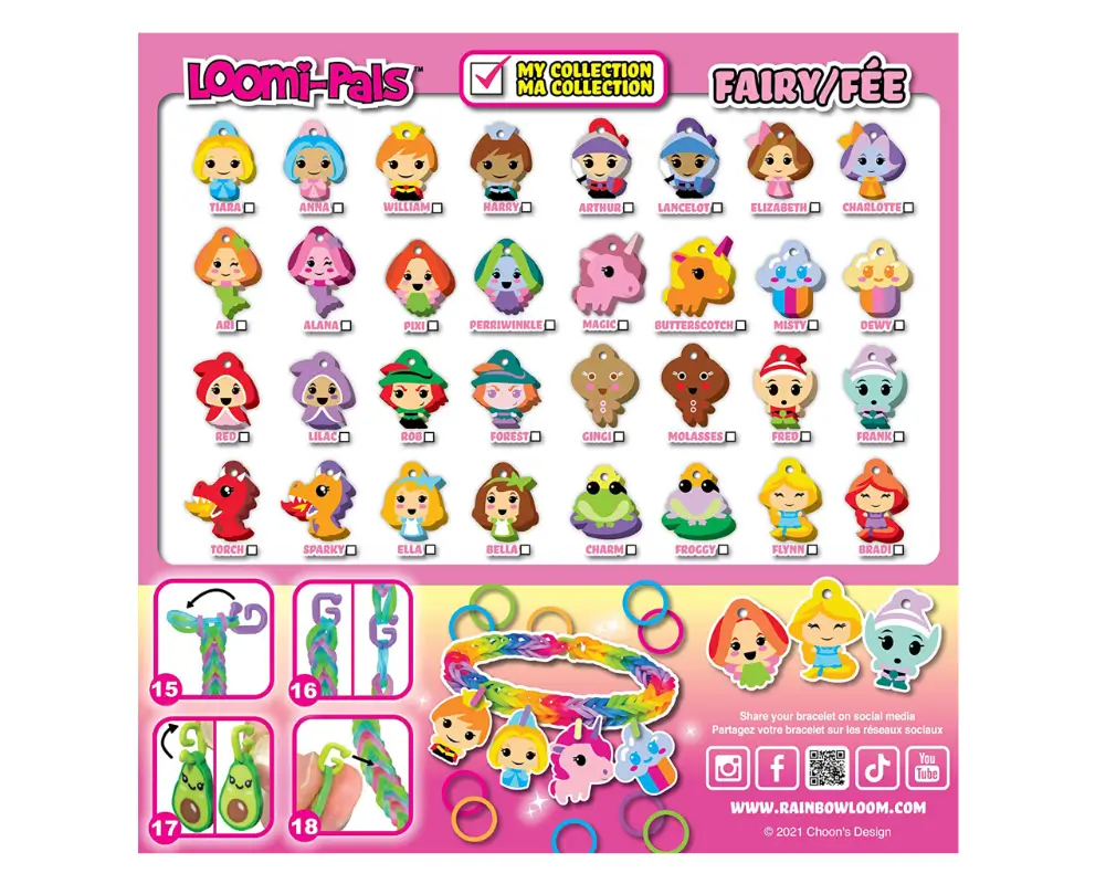 rainbow loom zestaw fairy ulotka ep04334