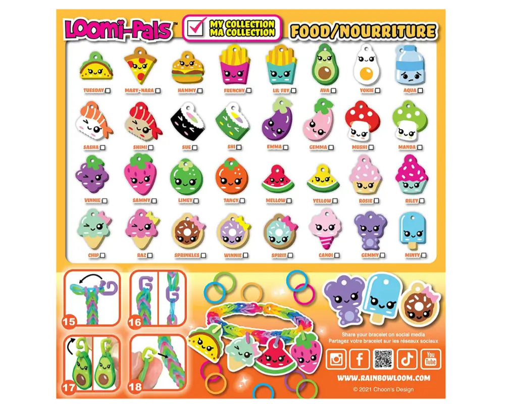 rainbow loom zestaw food ulotka ep04334