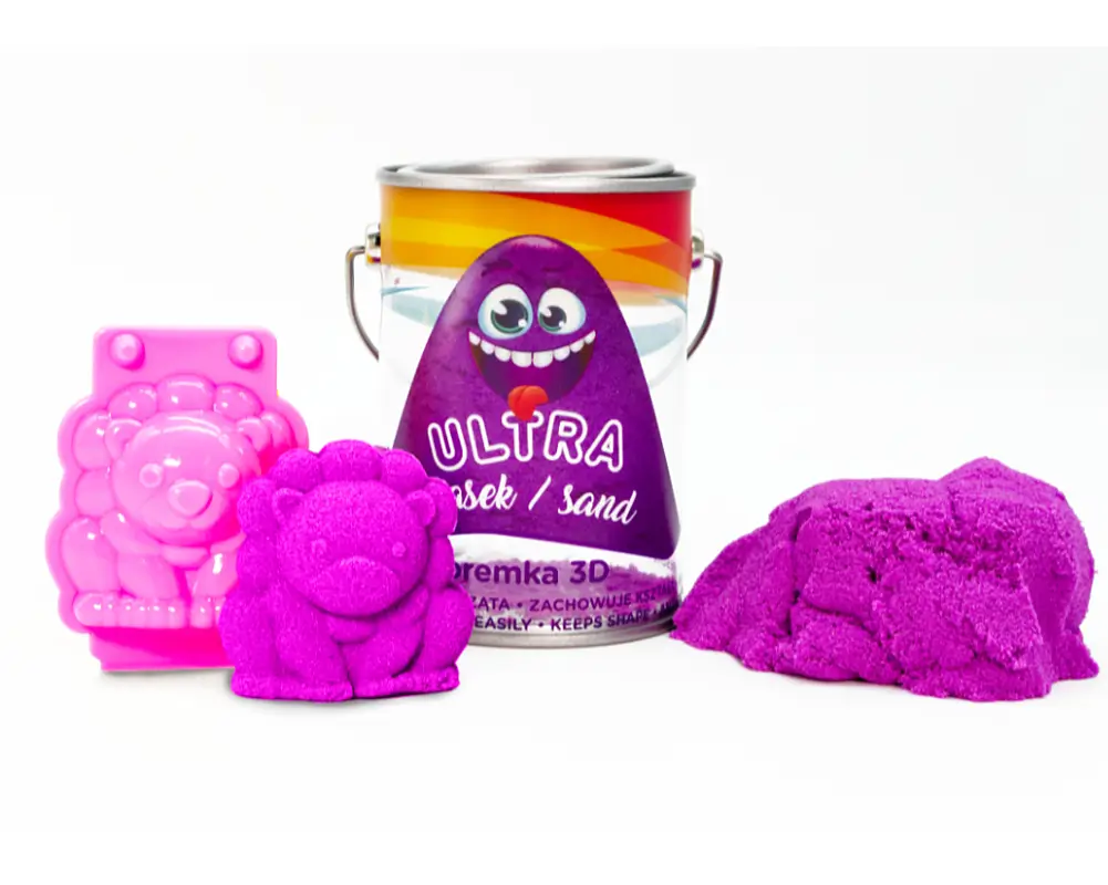 ultrapiasek 150g foremki 3d fioletowy ep04336