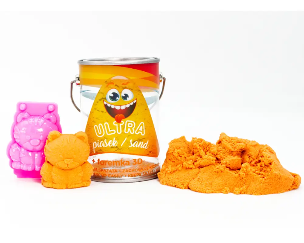 ultrapiasek 150g foremki 3d pomaranczowy ep04336