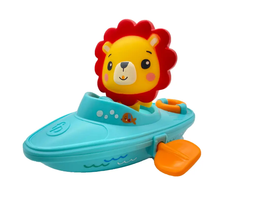 fisher price nakrecana lodeczka lew bez opak cfgmbt003A