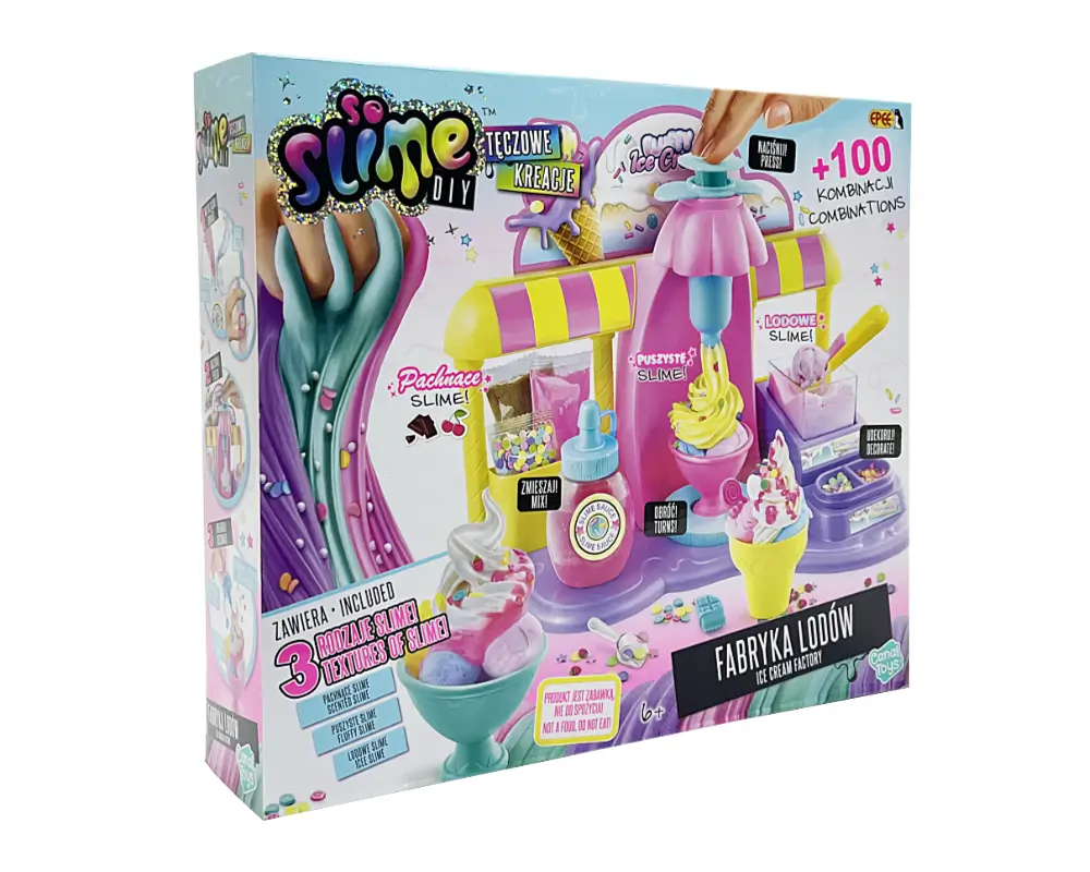 So Slime -Tęczowe Kreacje – Fabryka Lodów