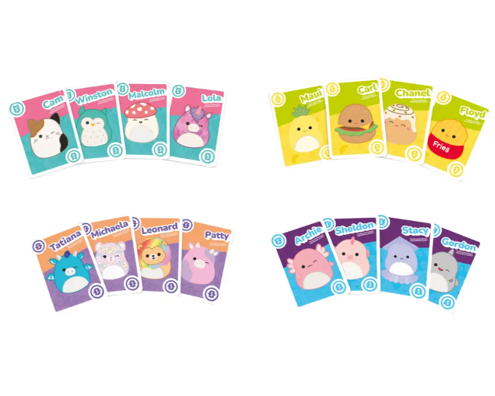 squishmallows 4 do paczki karty ep60076