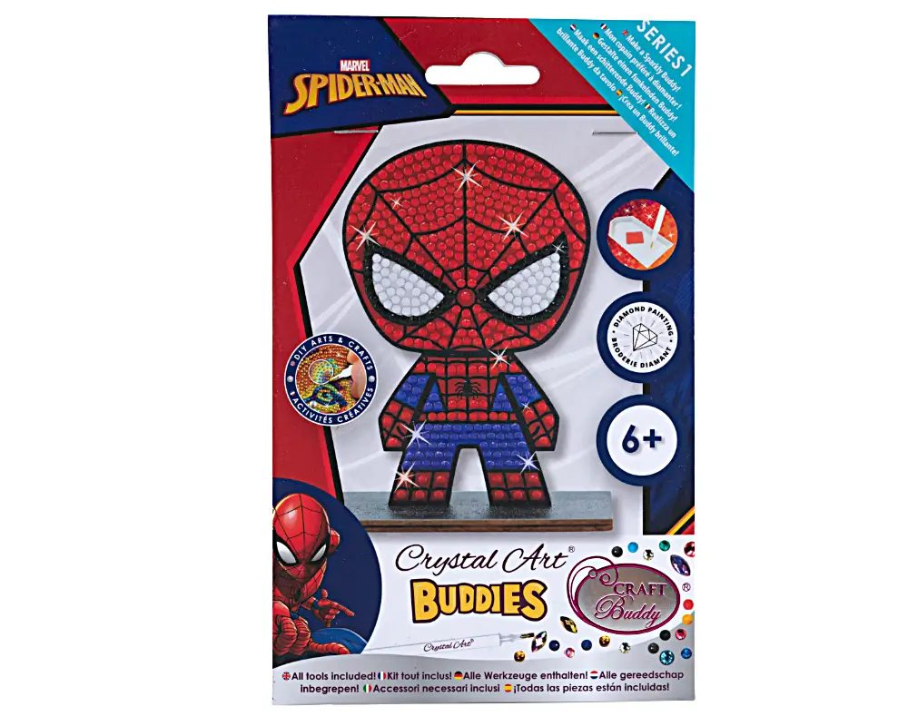 crystal art buddies spider man opak cafgr cdu21