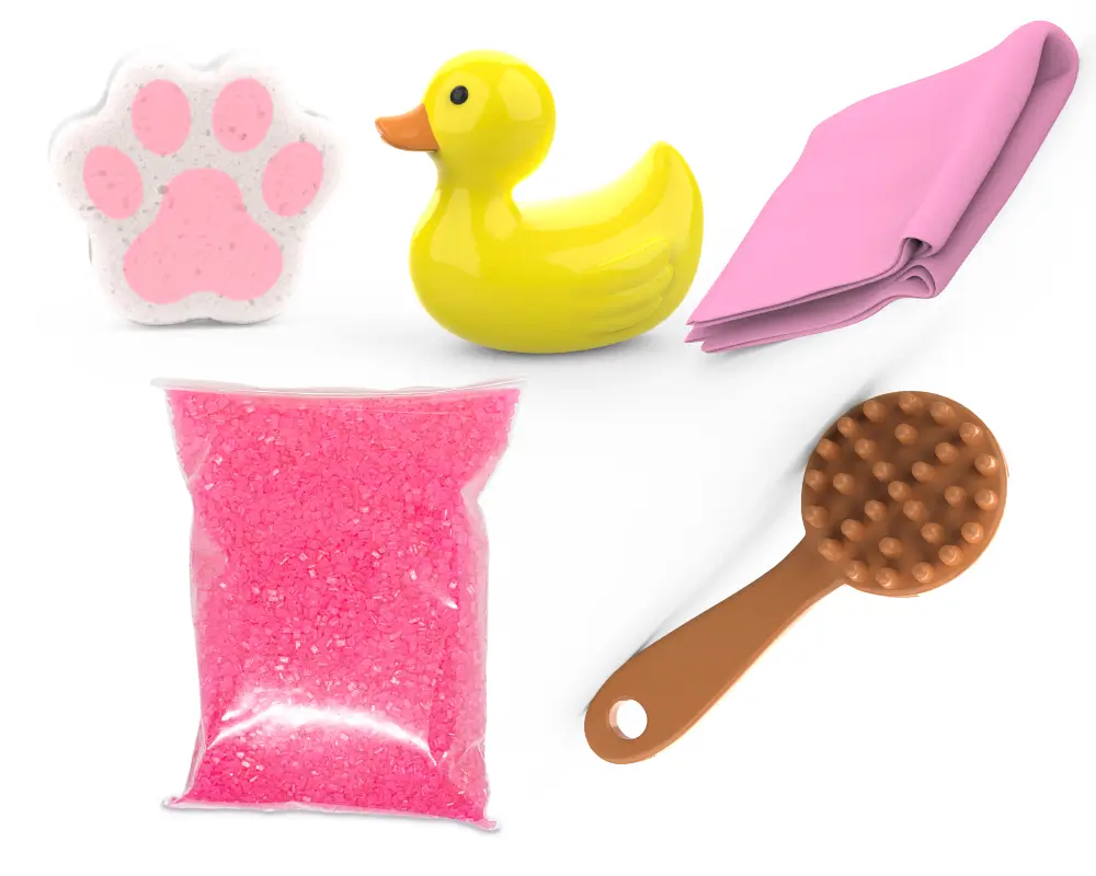 brudaski w kapieli zestaw lazienka akcesoria ep60140