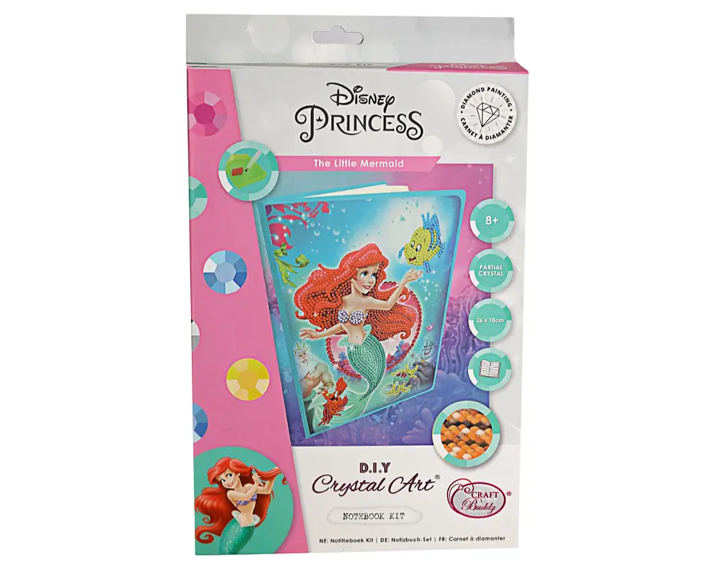 crystal art notatnik mala syrenka opak canj notatnik.mix