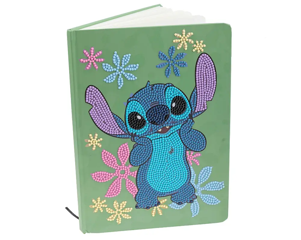 Crystal Art – Notatnik z mozaiką diamentową, 4 ass.