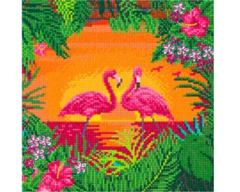 crystal art obraz flaming bez opak cas obraz.mix