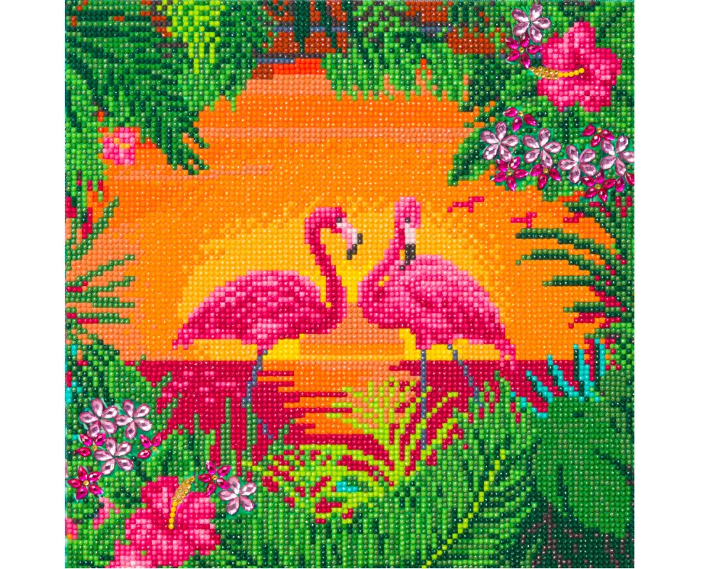 crystal art obraz flaming bez opak cas obraz.mix