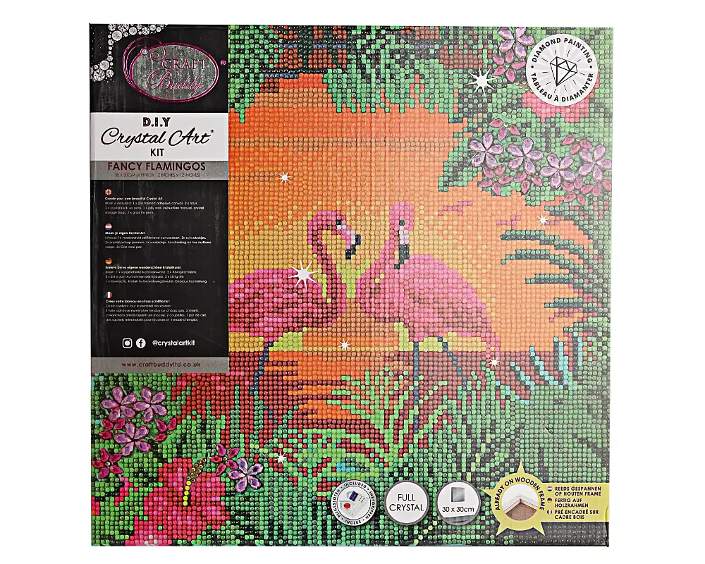 crystal art obraz flaming opak cas obraz.mix