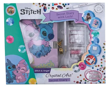 crystal art pamietnik stitch i angel opak cadny pamietnik.mix