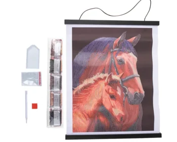 crystal art plakat konie zawartosc cas plakat.mix