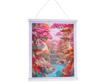 crystal art plakat kwitnaca wisnia bez opak cas plakat.mix