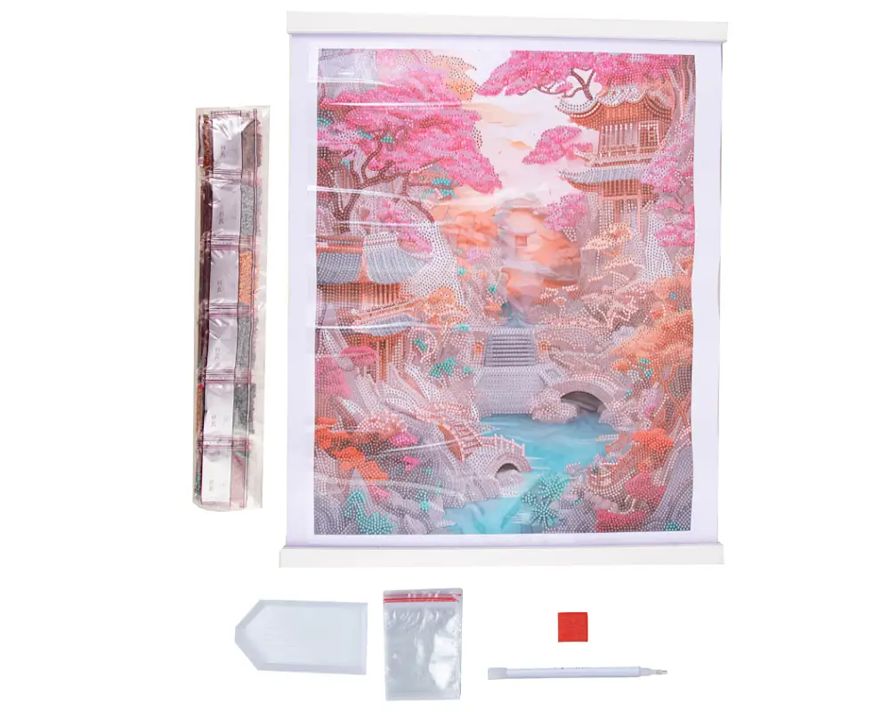 crystal art plakat kwitnaca wisnia zawartosc cas plakat.mix