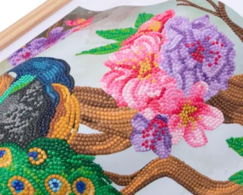 crystal art plakat paw i piwonia bez opak2 cas plakat.mix