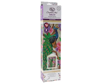 crystal art plakat paw i piwonia opak cas plakat.mix