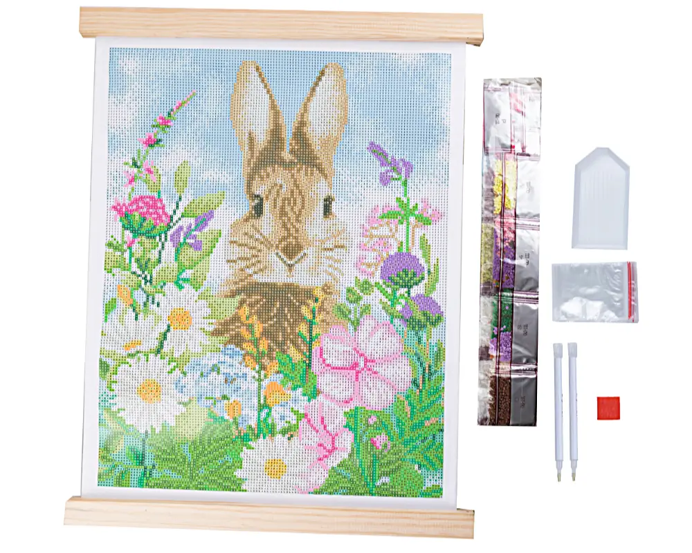 crystal art plakat zajac i wiosna zawartosc cas plakat.mix