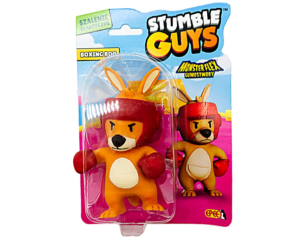 Stumble Guys figurki, 14 postaci, Monsterflex Gumostwory – Boxing Roo