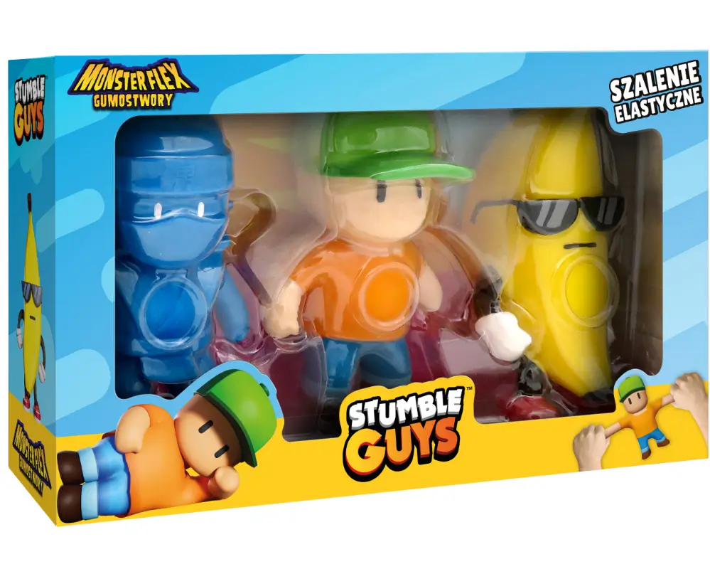 Monsterflex Gumostwory Stumble Guys, 3-pack