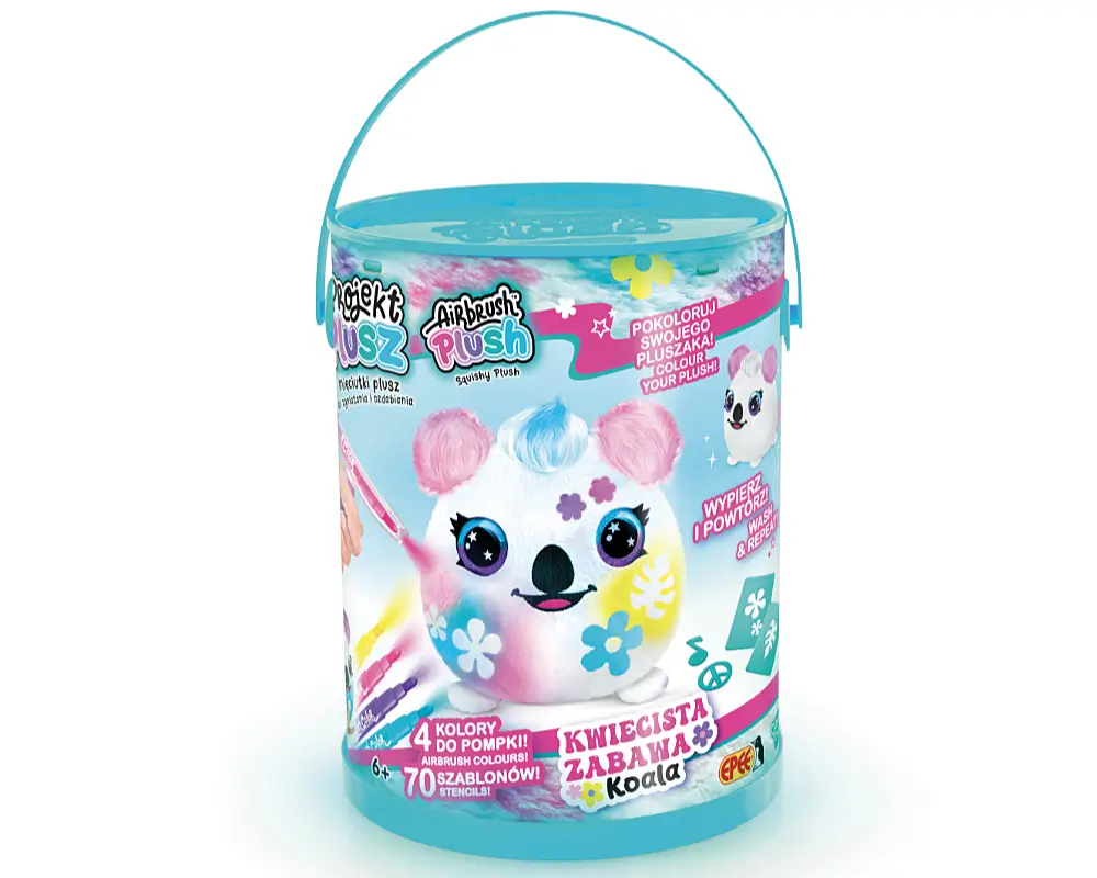 projekt plusz kwiecista zabawa koala puszka ep60205