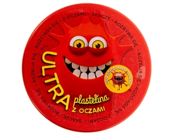ultraplastelina z oczami czerwona ep60227