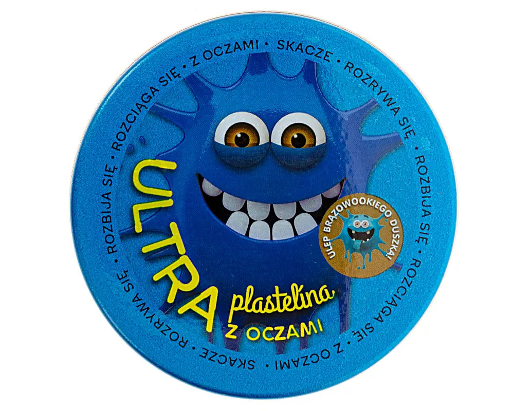 ultraplastelina z oczami niebieska ep60227