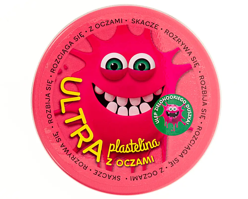 ultraplastelina z oczami rozowa ep60227