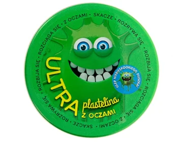 ultraplastelina z oczami zielona ep60227