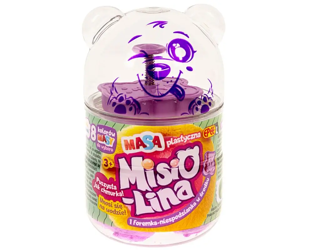 Misiolina – Masa plastyczna 1-pack, 8 ass.
