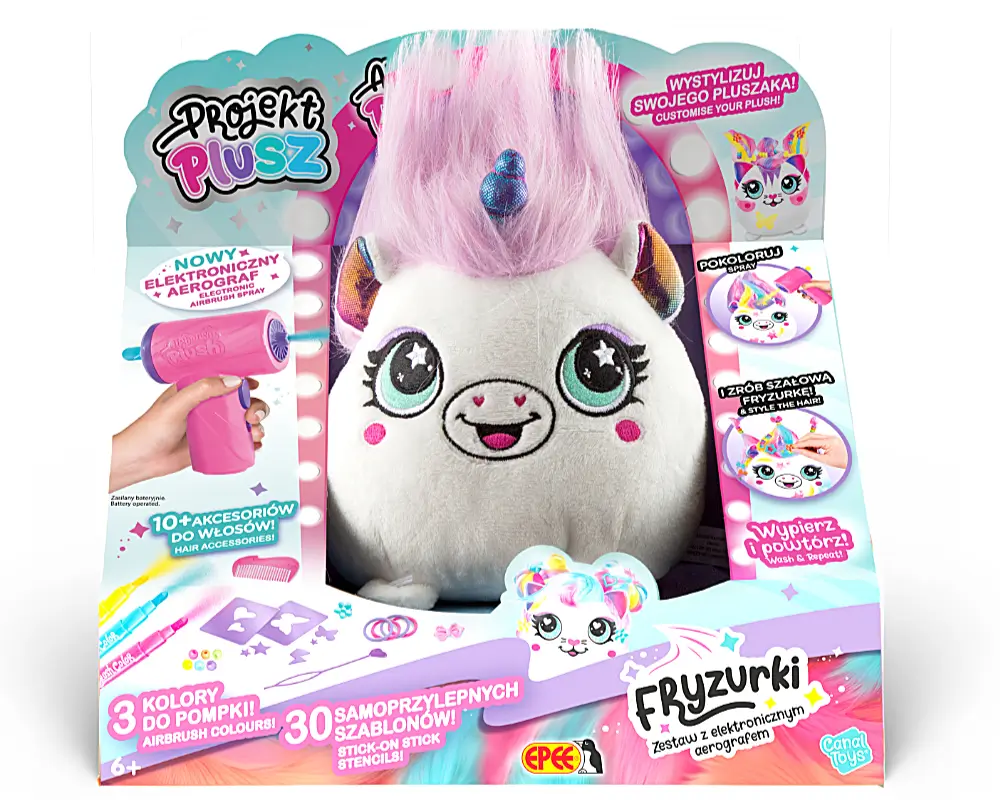 projekt plusz fryzurki elektroniczny aerograf opak ksiezniczka ep60321