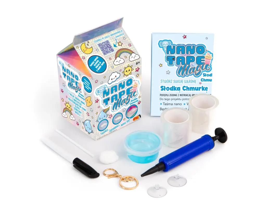 nano tape magic starter pack słodka chmurka zawartosc ep60508
