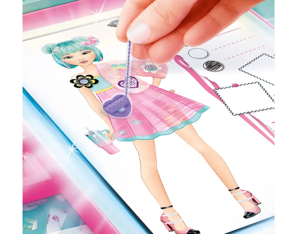 projekt moda pracownia z podswietlana tablica zabawa ep60475